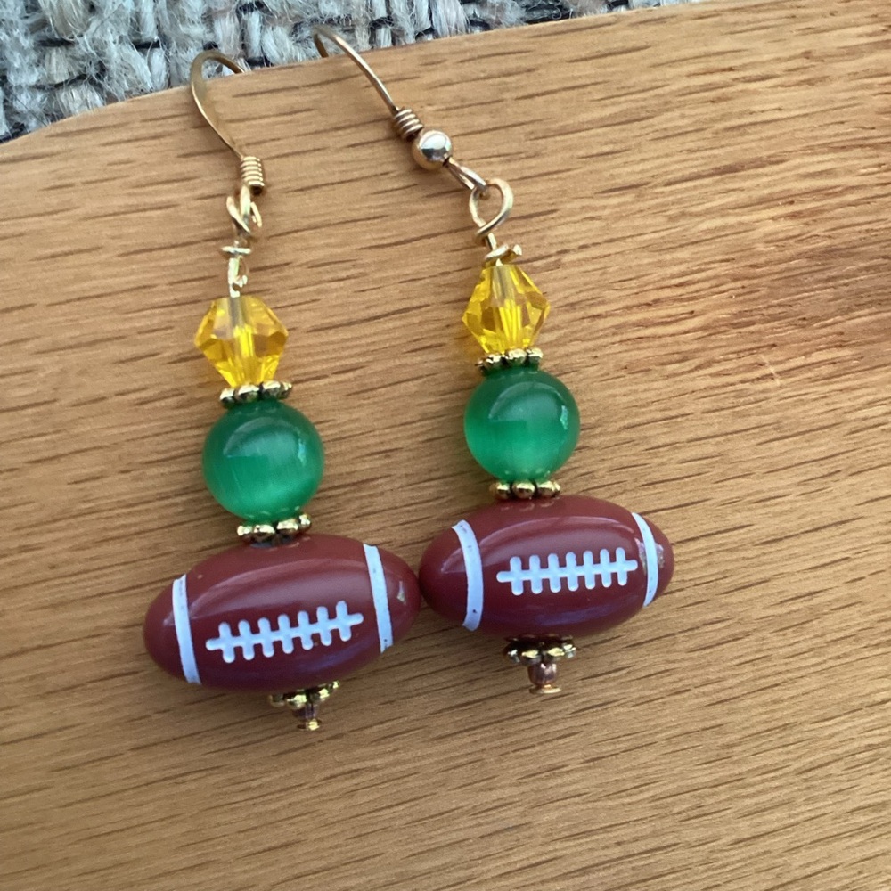 Boutique: Green Bay packers earrings - Picture 5 of 7